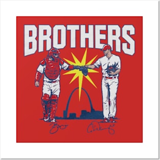 Adam Wainwright & Yadier Molina Brothers Posters and Art